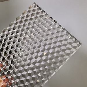 1220x2440mm trang trí ép đùn rõ ràng sọc kết cấu reeded tấm Acrylic 5mm 6mm 8mm rãnh tấm nhựa - Product Image 3