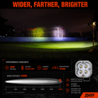 Feux LED dynamiques 12V 7 couleurs DRL ambre DT IP67 160W 3 pouces, projecteurs laser antibrouillard pour tout-terrain, feux LED 3 pouces 24V 4x4 Jeep
