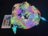 Guirlande lumineuse LED intelligente multicolore RGB, contrôlée par application, alimentée par USB, pour la décoration d'ambiance de Noël et de la maison