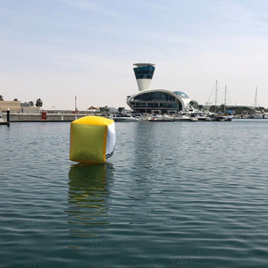 समुद्री दौड़ चिह्नित करने के लिए उच्च दृश्यता <span class=keywords><strong>inflatable</strong></span> पानी की बोय-प्रतिरोधी पीवीसी जल खेल आयोजन आयोजकों - Product Image 3