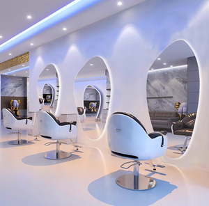 Espejo de belleza colgante con forma de nube Espejo de peluquería con múltiples formas - Product Image 4