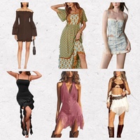 Liquidación de Vestidos, Varios Vestidos Mixtos al por Mayor, Ropa Usada, Gran Descuento en Ropa al por Mayor para Mujer