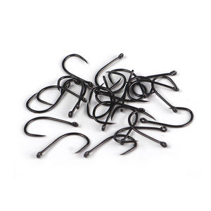 Hameçons à mouche sans ardillon en acier à haute teneur en carbone pour la pêche à la truite (mouche sèche et humide) et la pêche en eau salée – Technique de leurre super résistante - Product Image 6