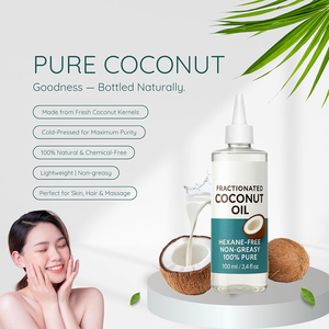 น้ำมันมะพร้าวเกรดเครื่องสำอางสำหรับผิวหน้าและผิวกาย กลิ่นหอม<span class=keywords><strong>สด</strong></span>ชื่น บำรุงผิวชุ่มชื้น เหมาะสำหรับทุกสภาพผิว (Private Label) - Product Image 2