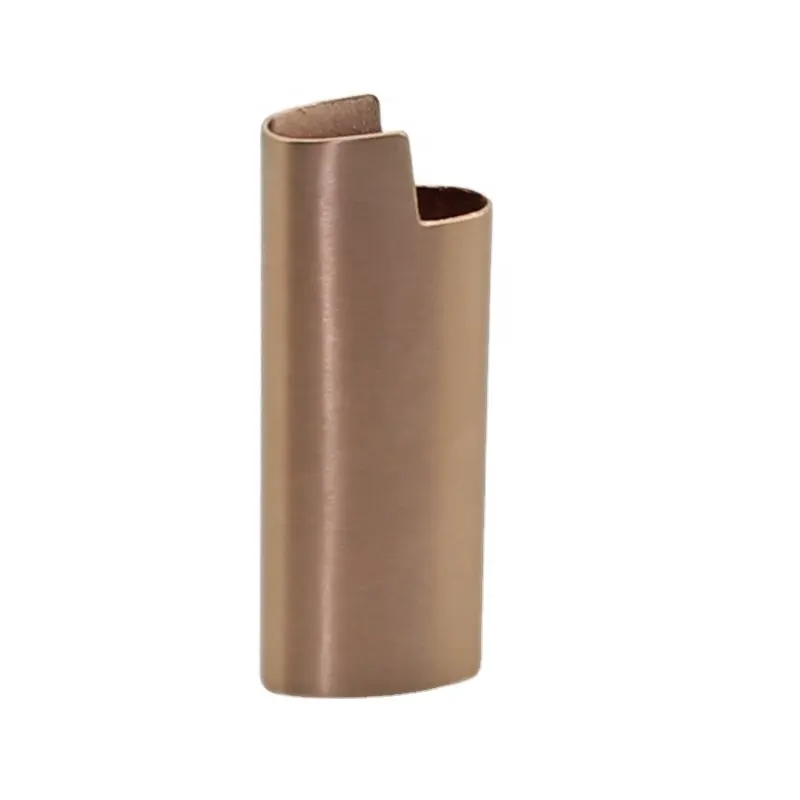 Özel logo envanter sigara aksesuarları çakmak kol tek kullanımlık çakmak J5 çakmak Metal koruyucu kol için taşınabilir
