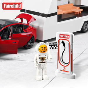 Modellino Auto Tesla <span class=keywords><strong>Model</strong></span> X/<span class=keywords><strong>S</strong></span>/3 in Scala 1:24 Personalizzato con Colonnina di Ricarica - Marca Fairchild Unisex Età 2-13 - Product Image 5