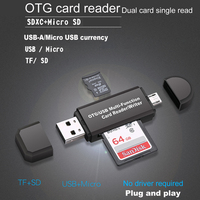Lector SD de tarjetas de memoria 4 en 1 para IP Android PC Cámara Tipo C Usb C Android Phone TF CardReader
