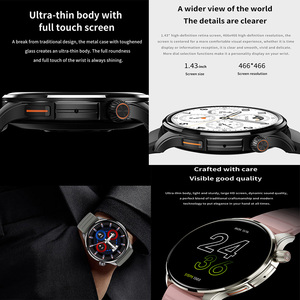 J45 Thời Trang Xoay Thiết Kế Smartwatch 1.43 Inch Amoled 466*466 HD Màn Hình 107 Thể Thao Bt Gọi Thông Minh Đồng Hồ J45 - Product Image 3