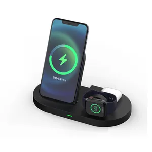 3 in 1 wireless charger dock for gadgets chargerdo Wireless Charger For iPhone 15W Fast Charging Station Phone Holder