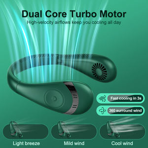 Ventilateur de cou portable sans lame CAFELE 2023, mise à niveau, charge rapide, longue durée d'utilisation, trois vitesses de vent, mains libres, boîte suspendue pour utilisation en voiture - Product Image 3