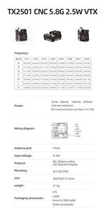 Pfly skyzone tx2501 4.9g/5.8G 2.5W VTX <span class=keywords><strong>Drone</strong></span> CNC trường hợp Fan dài phạm vi RC đài phát thanh hệ thống mô hình tự làm điều khiển từ xa phụ kiện máy bay không người lái - Product Image 6