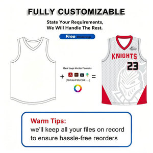 Conjunto de Camiseta y Pantalones Cortos de Baloncesto Personalizados, Uniforme de Baloncesto Varsity para Escuela Secundaria, Kit de Sublimación Transpirable de Secado Rápido de 180GSM - Product Image 2