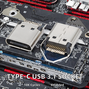 DSC-0146 <b>USB</b> Connector 24P Splint Holder <b>with</b> 0.8/1.0 Vertical <b>Socket</b> 3.1 Type-C LCP Material 5A Rated Current - Product Image 2