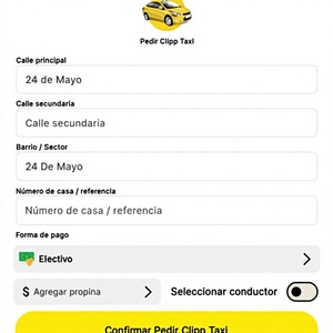 Application mobile de réservation de taxis en Bolivie pour des trajets rapides, avec une réservation facile, des paiements sécurisés, un suivi du chauffeur en direct et une gestion des trajets. - Product Image 2