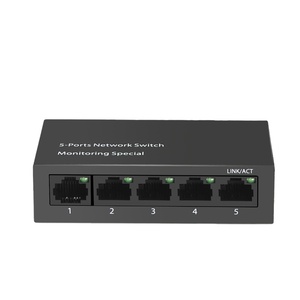 Fabrikant OEM 100Mbps 100-poorts netwerk PoE Gigabit Ethernet <span class=keywords><strong>switch</strong></span> met 4 PoE+ voor FTTH SDK IP camera AP voorraad - Product Image 4