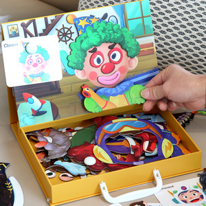 3D ก่อนการศึกษาใหม่เกมของเล่นสำหรับเด็กปริศนาจิ๊กซอว์แม่เหล็กสุดสร้างสรรค์พร้อมกล่องแม่เหล็ก - Product Image 2