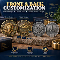 Fabricant ODM de jetons en relief, finition antique, souvenir commémoratif, cadeau personnalisé, pièce de monnaie en métal à double face avec relief 3D personnalisé