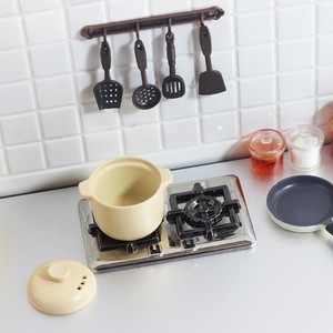 Puppenhaus Miniatur Modell Essen und Spielen Zubehör Mini Küchen utensilien <span class=keywords><strong>Gas</strong></span> Dual Herd - Product Image 4