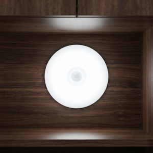 Rechargeable Round LED Motion Sensor Night <b>Light</b> Magnetic <b>Wireless</b> Closet <b>Light</b> Type-C Cabinet Wall Lamp - Product Image 1