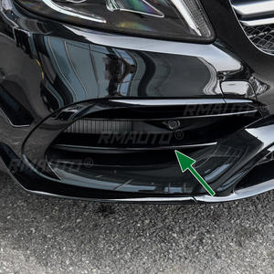 Grille de protection des phares antibrouillard avant de voiture noire brillante pour Mercedes-Benz CLS-Class C218 CLS260 300 AMG 2015 2016 2017 Car Styling - Product Image 4