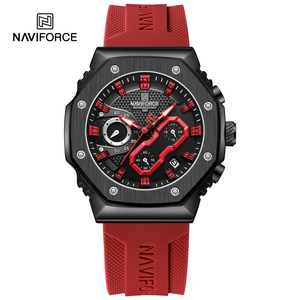 Orologio al Quarzo Casual Naviforce NF8035 Nuovo Stile con Cinturino in Silicone Resistente all'Acqua, per Coppie, Offerta Speciale, Prodotto in Cina - Product Image 5