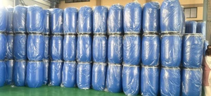 Fusti in HDPE da 30L, 60L, 120L, 200L con Cerchio in Ferro, Coperchio Blu Spesso e Nero, Bidoni e Barili in Plastica di Grandi Dimensioni - Product Image 4