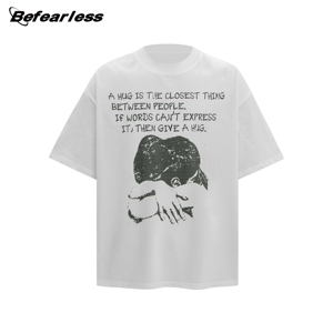 Camiseta de Marca de Moda Personalizada, Estilo Vintage, Holgada, Lavada, Estampada, al por Mayor, Retro Americana, 100% Algodón, Manga Corta, Unisex, en Stock - Product Image 2