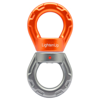 Mousqueton pivotant de haute qualité 360 personnalisé crochet mousqueton verrouillable en aluminium