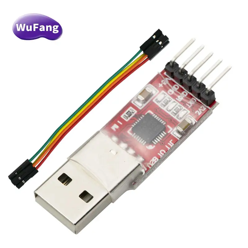 WuFang CP2102 usb to TTL serial download line CP2102 module upgrade scrub brush machine line board of TTL flash line