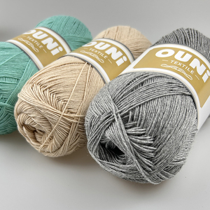 100g 475 metros Super Hot in Esty Online Shop Market Place 5 Ply Hilo de algodón orgánico 100% Peinado Proveedor de hilo de algodón en China - Product Image 2