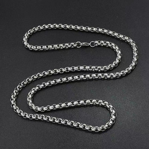 Stainless Steel <b>Box</b> <b>Chain</b> For Necklace Making <b>Silver</b> Gold Black 925 <b>Silver</b> Plated Jewelry Findings Components YQFZZ - Product Image 4