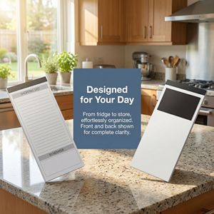 Eco Friendly Strong Grip Refillable Thick <b>Paper</b> Magnetic Memo Pad Grocery List Pad Magnetic Notepad for <b>Kitchen</b> Planning - Product Image 1