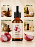 30ml Minyak Esensial Bawang 100% Murni untuk Perawatan Rambut Perawatan Kulit Aromaterapi Pembuatan DIY Dukungan Pabrik Sumber OEM ODM Pasokan Grosir