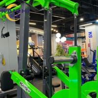 Machine de tirage vertical isolaire Kaishi Iso Lateral High Pulldown pour la musculation des lombaires et des dos, équipement de fitness, compatible OEM