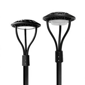 ไฟสวน LED IP65 130Lm/W 60W 100W 150W ETL CETL ROHS รับประกัน 5 ปี พร้อมเซ็นเซอร์ตรวจจับแสงและตรวจจับความเคลื่อนไหว ไฟเสา LED - Product Image 1