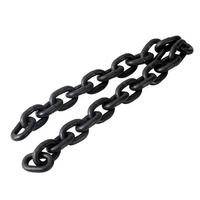 Cadena de carga de acero de aleación G80 10mm 16MM 18mm Cadena transportadora de elevación negra soldada Grado 80