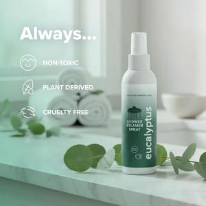 Brume de douche à l'huile d'eucalyptus, vaporisateur de vapeur <span class=keywords><strong>spa</strong></span>, huiles essentielles 100% naturelles, aromathérapie, soulagement de la congestion des sinus, soulagement de la tension - Product Image 4