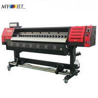 Imprimante éco-solvant automatique Myjet 1,8 m XP600 pour l'impression de vinyle, de bannières flexibles et d'affiches