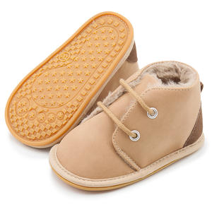 Stivaletti invernali da neve per neonati scarpe calde da bambino da bambino scarpe da bambino Sole in gomma antiscivolo morbide per neonati scarpe per presepi - Product Image 4