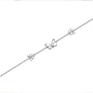 זוהר אופנה חדש בלילה צמיד זהב בהיר שרשרת תליון פרפר כחול זוהר לנשים - Product Image 6