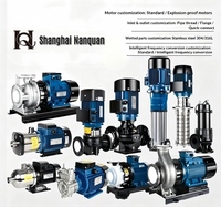 Pompe à eau refroidie verticale en ligne série TD 15 CV 100 m³/h en fonte pour tour de refroidissement, pompe de circulation pour système de réfrigération CVC