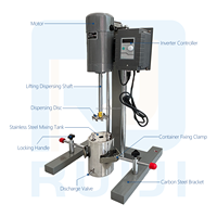 Mesin Homogenizer Emulsifikasi Silverson 5L/10L/50L, Mixer Baja Tahan Karat High Shear, Mesin Dispersi Kecepatan Tinggi untuk Kosmetik dan Cat