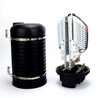 IP68 Outdoor 288 Cores Fiber Optic Splice Closure 17 Ports Heat Shrinkable Type Dome Fiber Joint Closure Waterproof FOSC