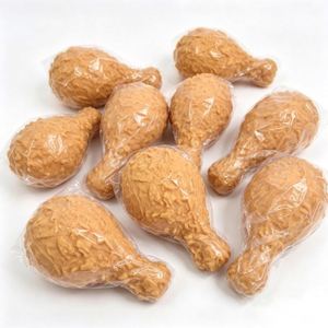 Jouet alimentaire de simulation de cuisse de poulet frit, sonore et interactif, personnalisable, créatif et amusant, extensible, direct usine - Product Image 6
