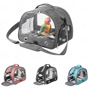Birds Accessories <b>Pet</b> <b>Carriers</b> Bird Travel Box Bird Travel Cage Turtle <b>Pet</b> Backpack Windproof Cat <b>Carrier</b> Backpack - Product Image 4