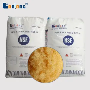 Qualité alimentaire NSF adoucisseur d'eau résine gel type C100 cation purolite résine échangeuse d'ions portable traitement de l'eau cation résine