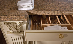 Mobili da Cucina Cinesi, Armadietti con Design a Porta Rialzata, Set Completo Pronto da Montare, Armadietti Modulari di Lusso in Legno Massello - Product Image 3