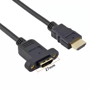 <span class=keywords><strong>Cavo</strong></span> Video <span class=keywords><strong>hdmi</strong></span> di alta qualità, <span class=keywords><strong>cavo</strong></span> <span class=keywords><strong>hdmi</strong></span> 1.5m <span class=keywords><strong>maschio</strong></span>-<span class=keywords><strong>femmina</strong></span> con orecchie HD 4K cavi <span class=keywords><strong>hdmi</strong></span> placcato oro per Hdtv - Product Image 2