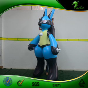 Giocattolo Gonfiabile Personalizzato a Forma di Volpe Cartoonesca - Product Image 3