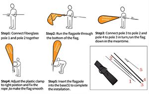 बेस पोल किट डबल साइड लोगो प्रिंट कस्टम विज्ञापन बीच फेदर फ्लैग के साथ इवेंट आउटडोर विंडप्रूफ टियरड्रॉप फ्लाइंग बैनर - Product Image 6